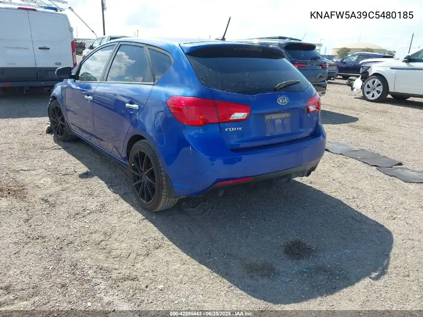 2012 Kia Forte Sx VIN: KNAFW5A39C5480185 Lot: 42595443