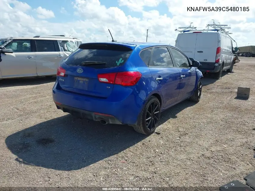 2012 Kia Forte Sx VIN: KNAFW5A39C5480185 Lot: 42595443