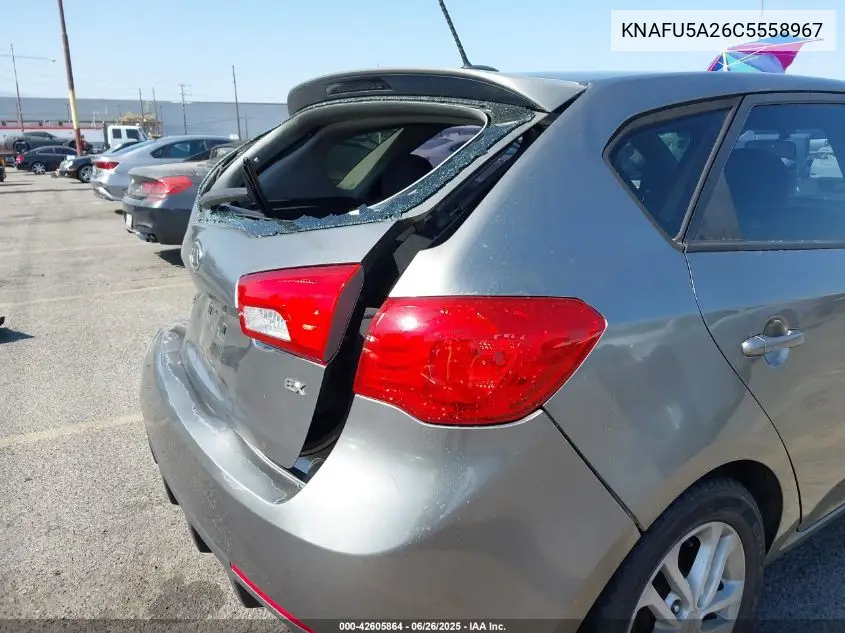 2012 Kia Forte Ex VIN: KNAFU5A26C5558967 Lot: 42605864