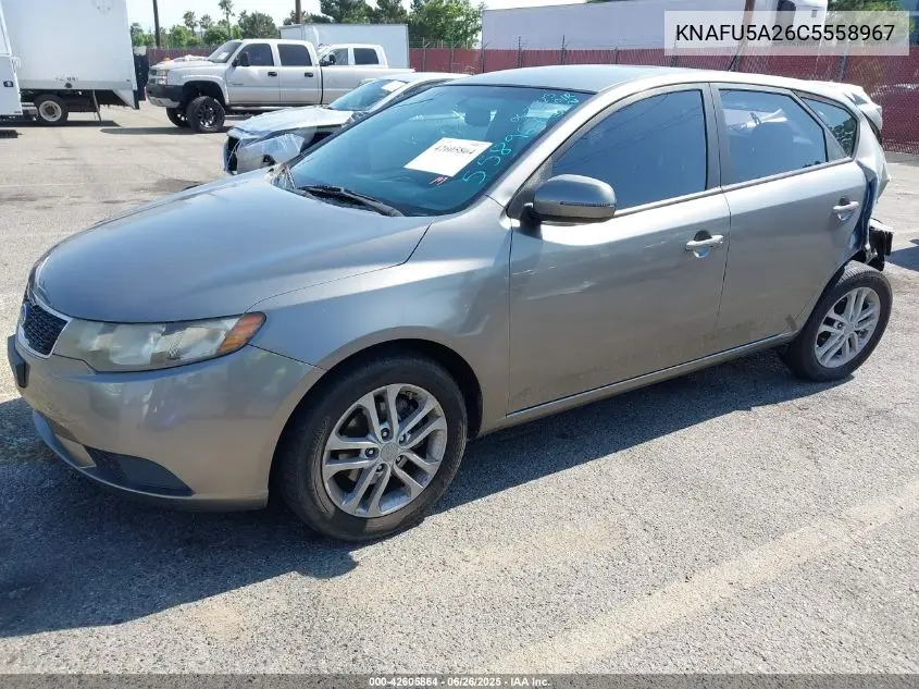 2012 Kia Forte Ex VIN: KNAFU5A26C5558967 Lot: 42605864