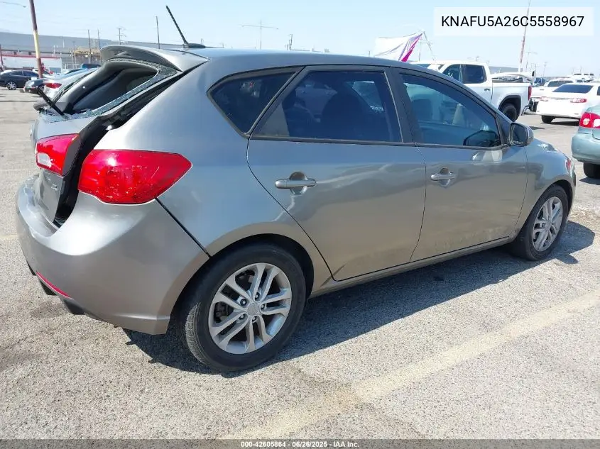 2012 Kia Forte Ex VIN: KNAFU5A26C5558967 Lot: 42605864