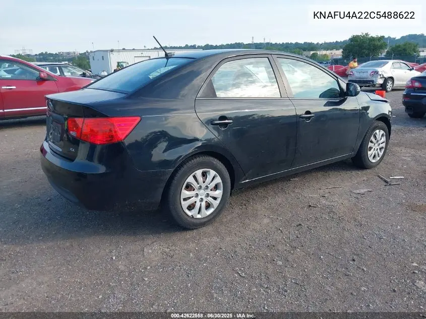 2012 Kia Forte Ex VIN: KNAFU4A22C5488622 Lot: 42622558
