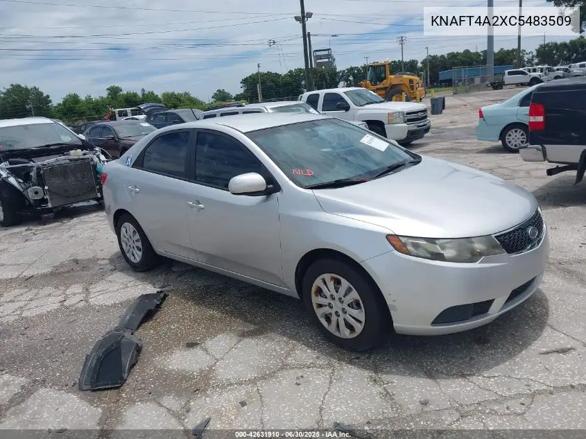 2012 Kia Forte Lx VIN: KNAFT4A2XC5483509 Lot: 42631910