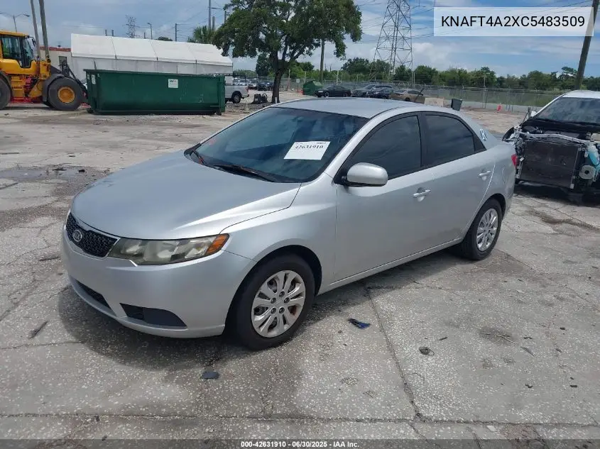 2012 Kia Forte Lx VIN: KNAFT4A2XC5483509 Lot: 42631910
