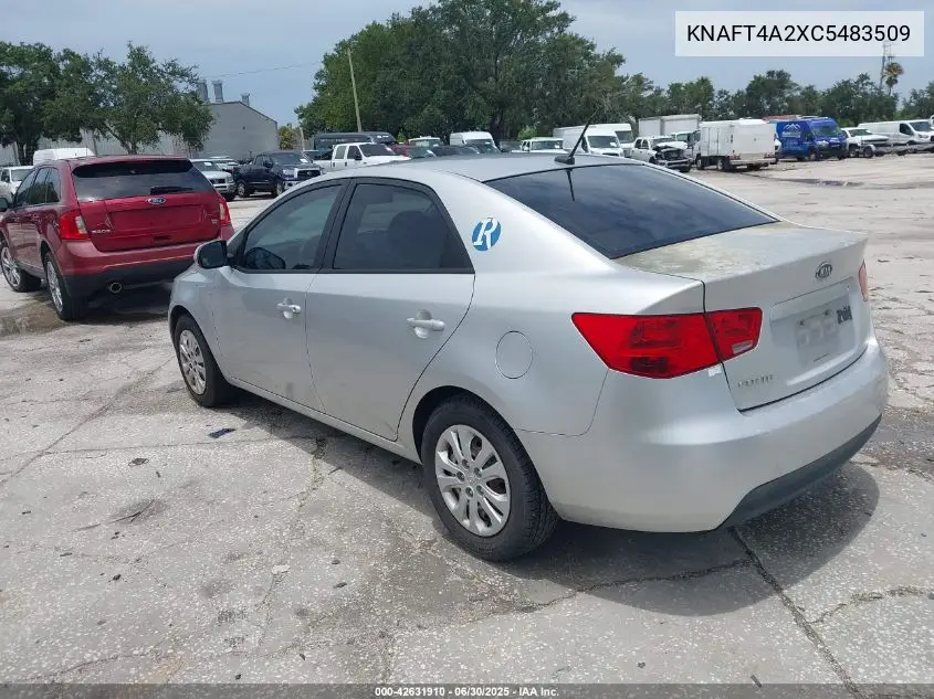 2012 Kia Forte Lx VIN: KNAFT4A2XC5483509 Lot: 42631910