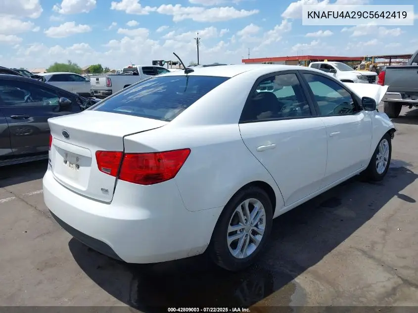2012 Kia Forte Ex VIN: KNAFU4A29C5642419 Lot: 42809003