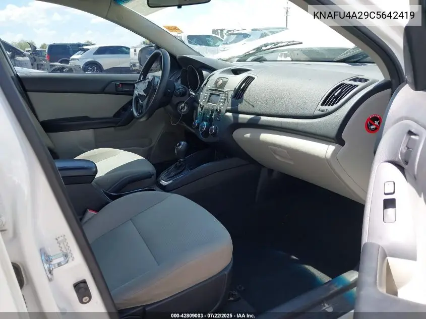 2012 Kia Forte Ex VIN: KNAFU4A29C5642419 Lot: 42809003