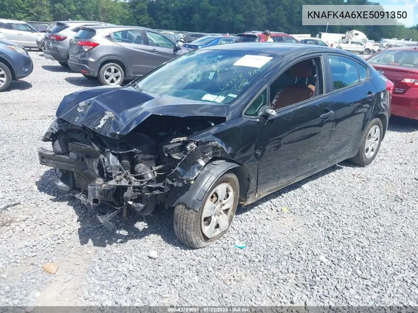 2014 Kia Forte Lx VIN: KNAFK4A6XE5091350 Lot: 42769697