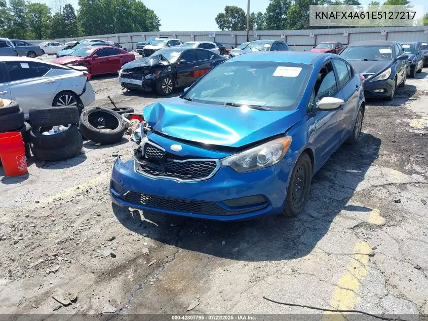 2014 Kia Forte Lx VIN: KNAFX4A61E5127217 Lot: 42807795