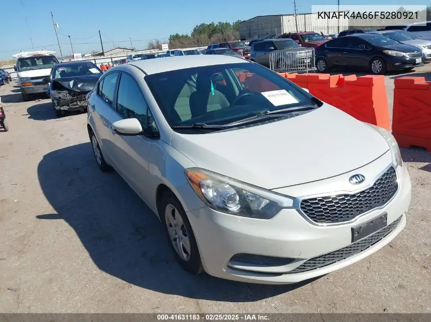 2015 Kia Forte Lx VIN: KNAFK4A66F5280921 Lot: 41631183