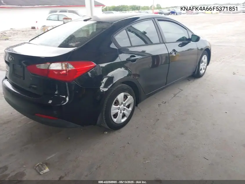 2015 Kia Forte Lx VIN: KNAFK4A66F5371851 Lot: 42258985