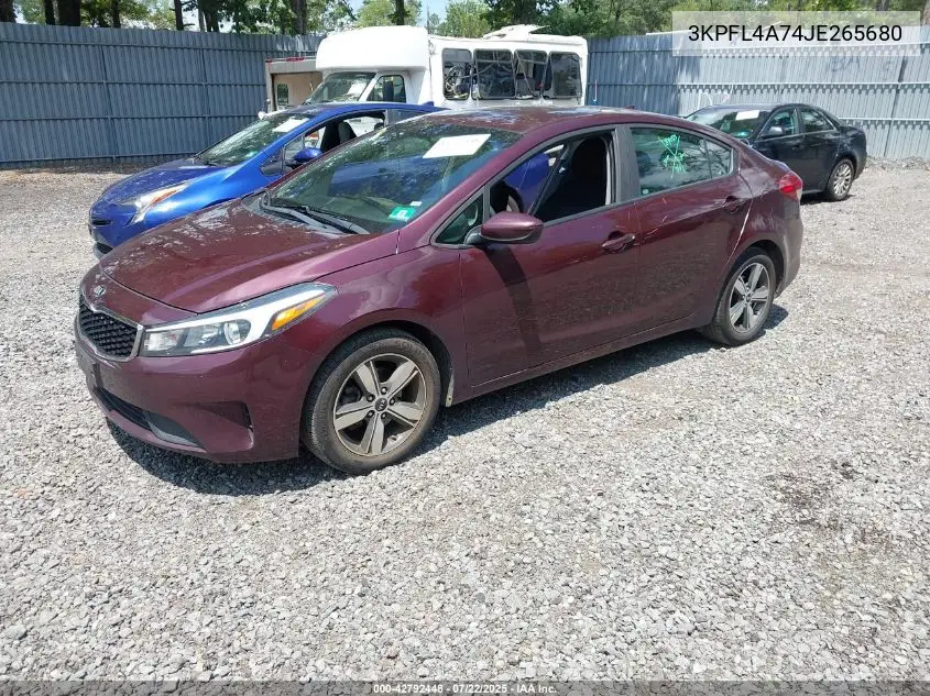 2018 Kia Forte Lx VIN: 3KPFL4A74JE265680 Lot: 42792448