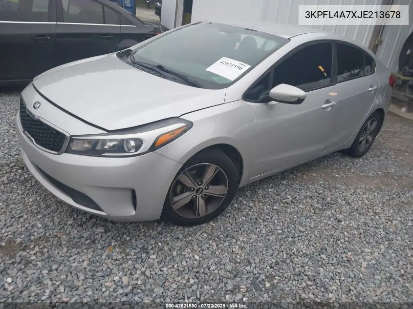 2018 Kia Forte Lx VIN: 3KPFL4A7XJE213678 Lot: 42821550