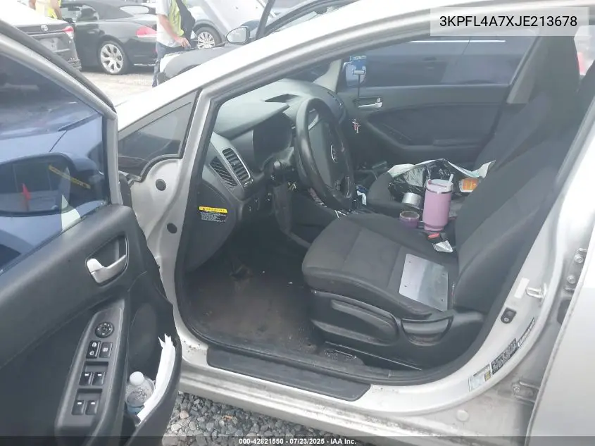 2018 Kia Forte Lx VIN: 3KPFL4A7XJE213678 Lot: 42821550