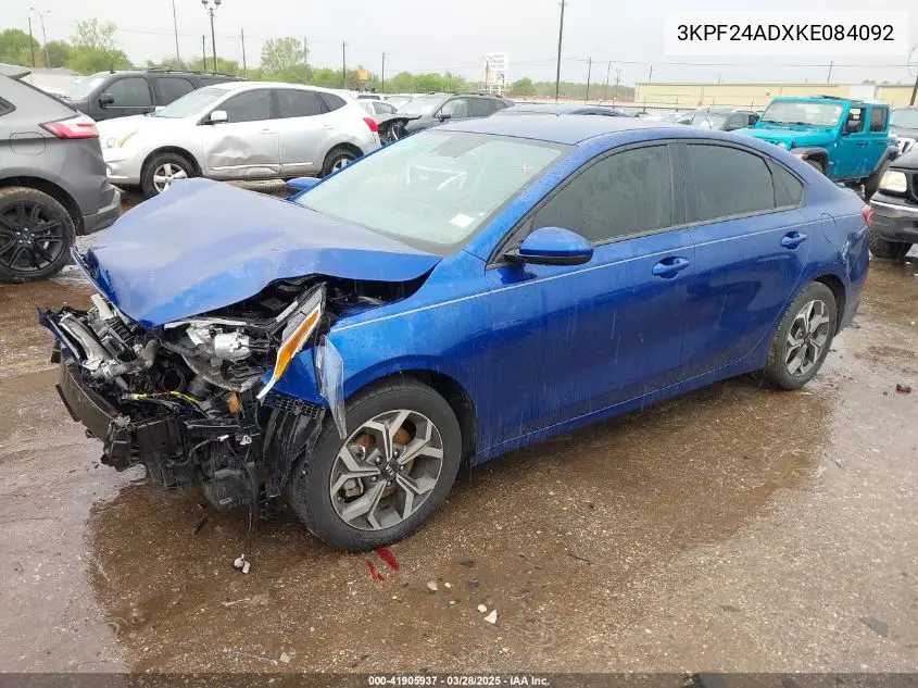2019 Kia Forte Lxs VIN: 3KPF24ADXKE084092 Lot: 41905937