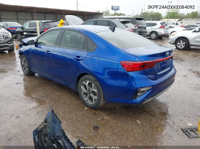 2019 Kia Forte Lxs VIN: 3KPF24ADXKE084092 Lot: 41905937