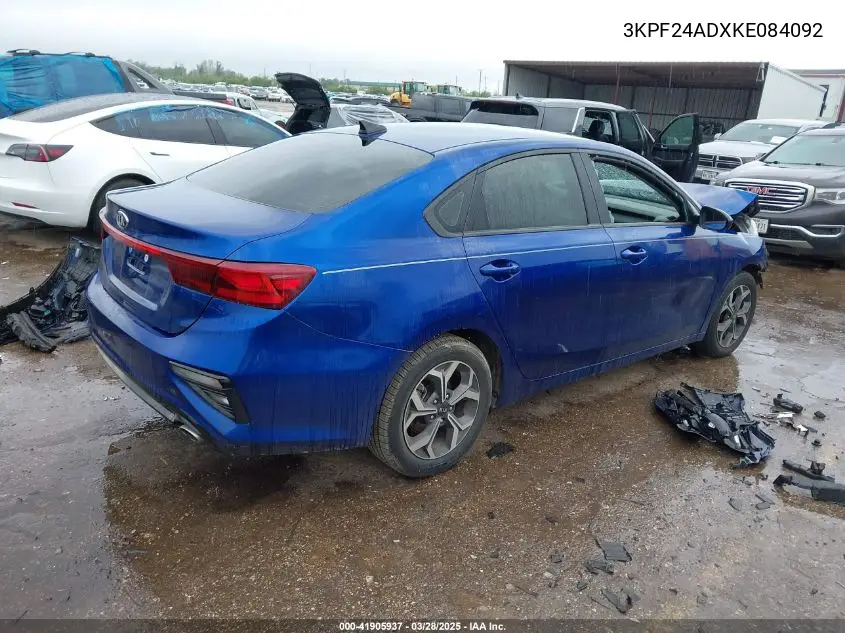 2019 Kia Forte Lxs VIN: 3KPF24ADXKE084092 Lot: 41905937