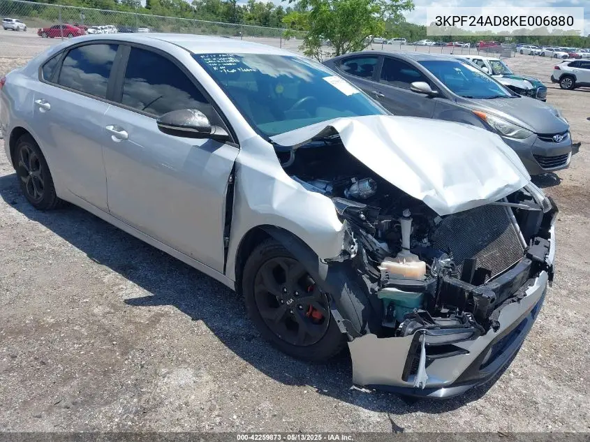 2019 Kia Forte Lxs VIN: 3KPF24AD8KE006880 Lot: 42259873