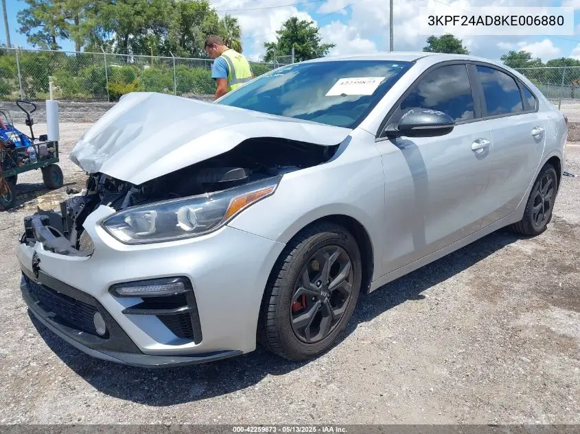 2019 Kia Forte Lxs VIN: 3KPF24AD8KE006880 Lot: 42259873