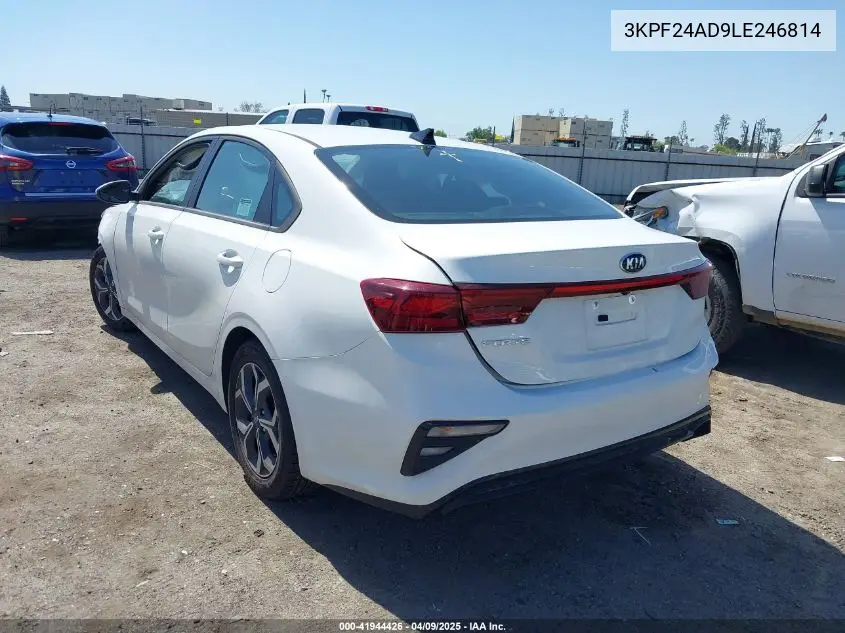 2020 Kia Forte Lxs VIN: 3KPF24AD9LE246814 Lot: 41944426