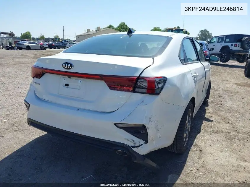 2020 Kia Forte Lxs VIN: 3KPF24AD9LE246814 Lot: 41944426