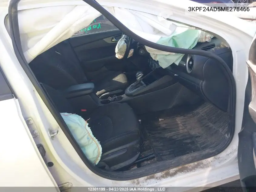 2021 Kia Forte Lx VIN: 3KPF24AD5ME278466 Lot: 12301199