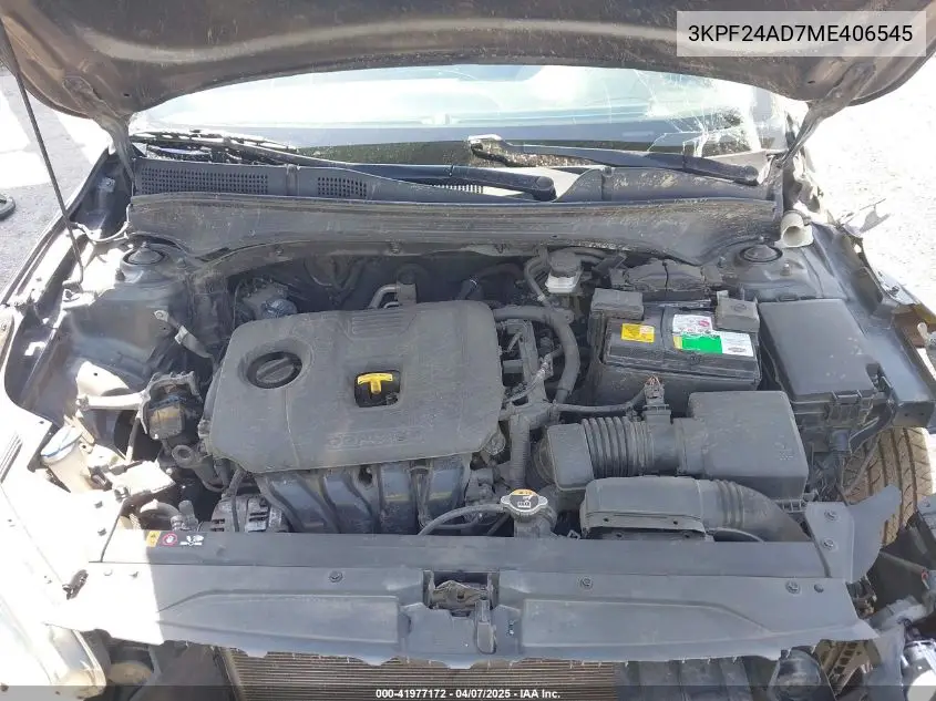 2021 Kia Forte Lxs VIN: 3KPF24AD7ME406545 Lot: 41977172
