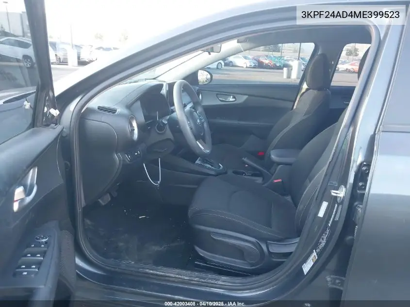 2021 Kia Forte Lxs VIN: 3KPF24AD4ME399523 Lot: 42003408