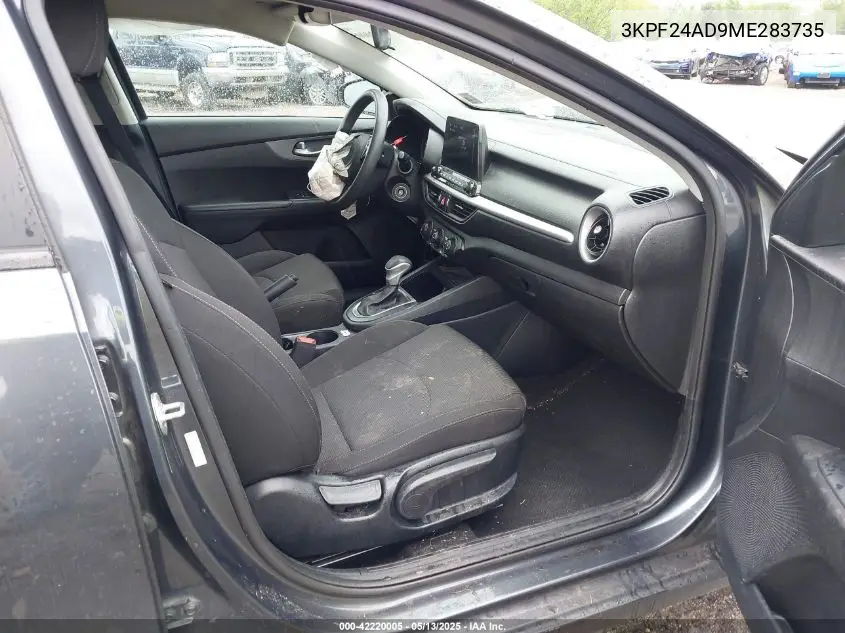 2021 Kia Forte Lxs VIN: 3KPF24AD9ME283735 Lot: 42220005