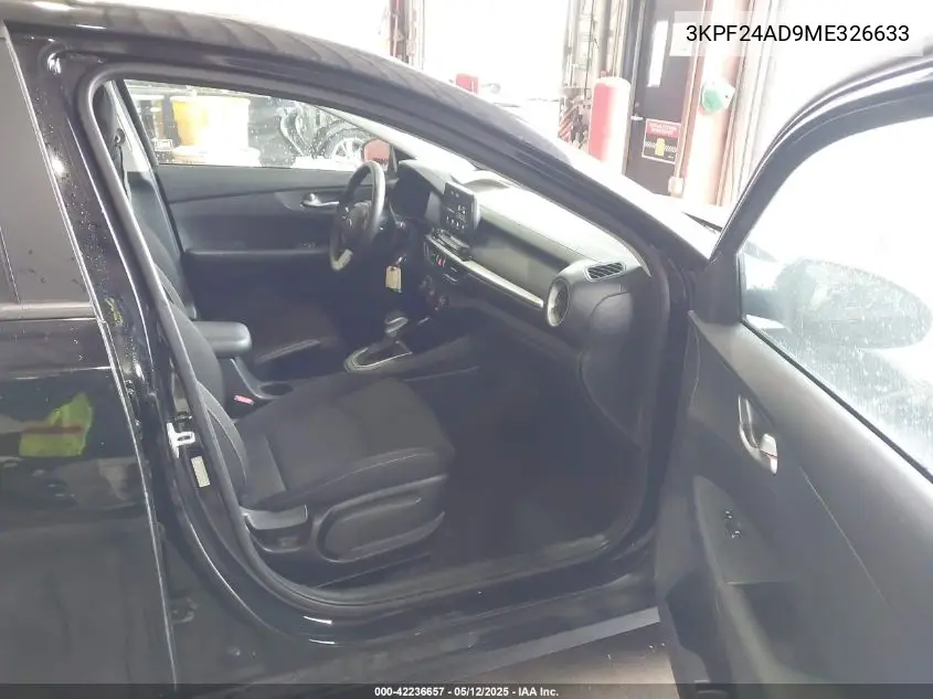 2021 Kia Forte Fe VIN: 3KPF24AD9ME326633 Lot: 42236657