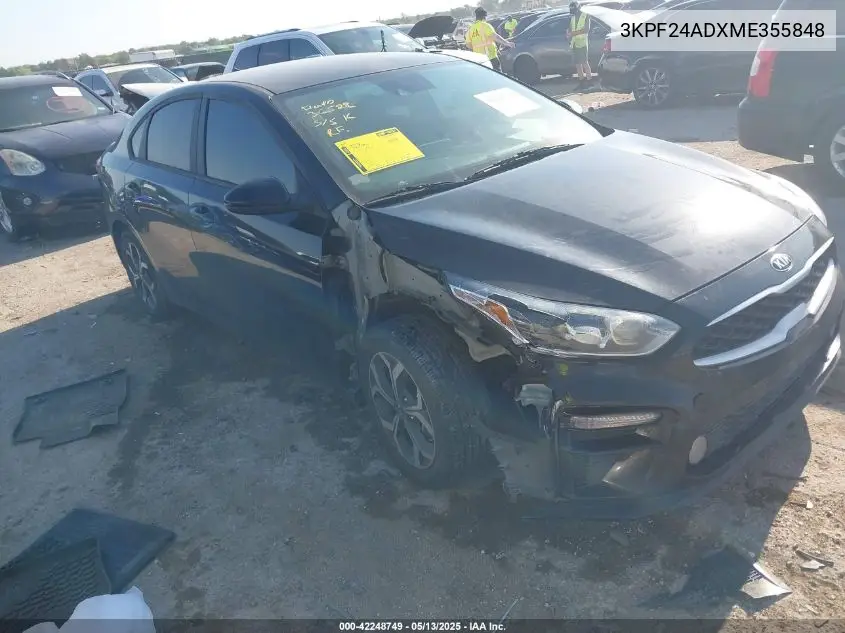 2021 Kia Forte Lxs VIN: 3KPF24ADXME355848 Lot: 42248749