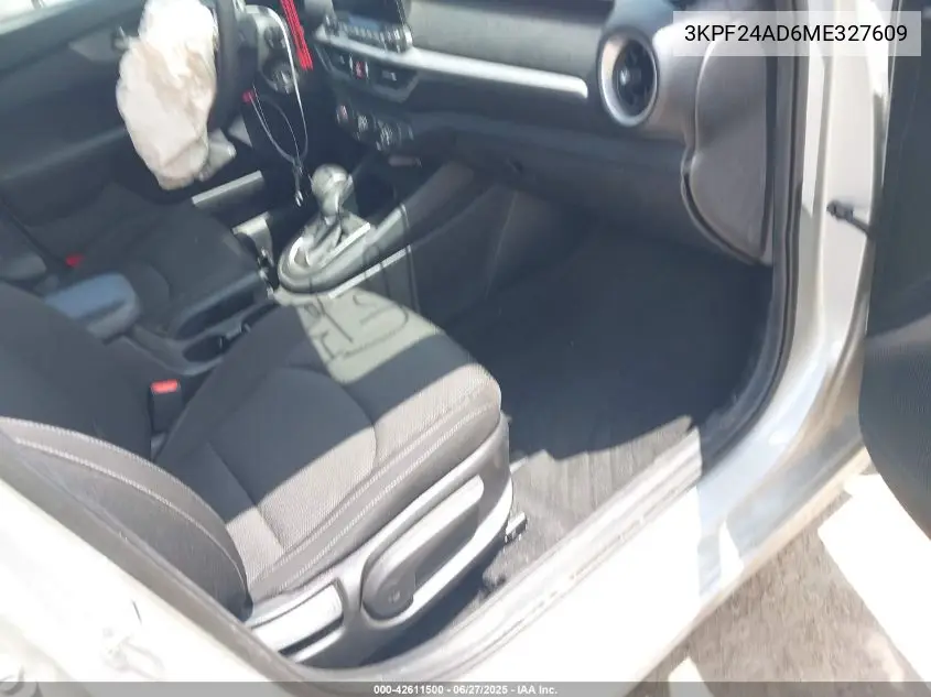 2021 Kia Forte Lxs VIN: 3KPF24AD6ME327609 Lot: 42611500