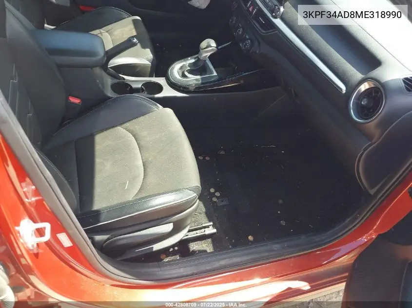 2021 Kia Forte Gt-Line VIN: 3KPF34AD8ME318990 Lot: 42808709