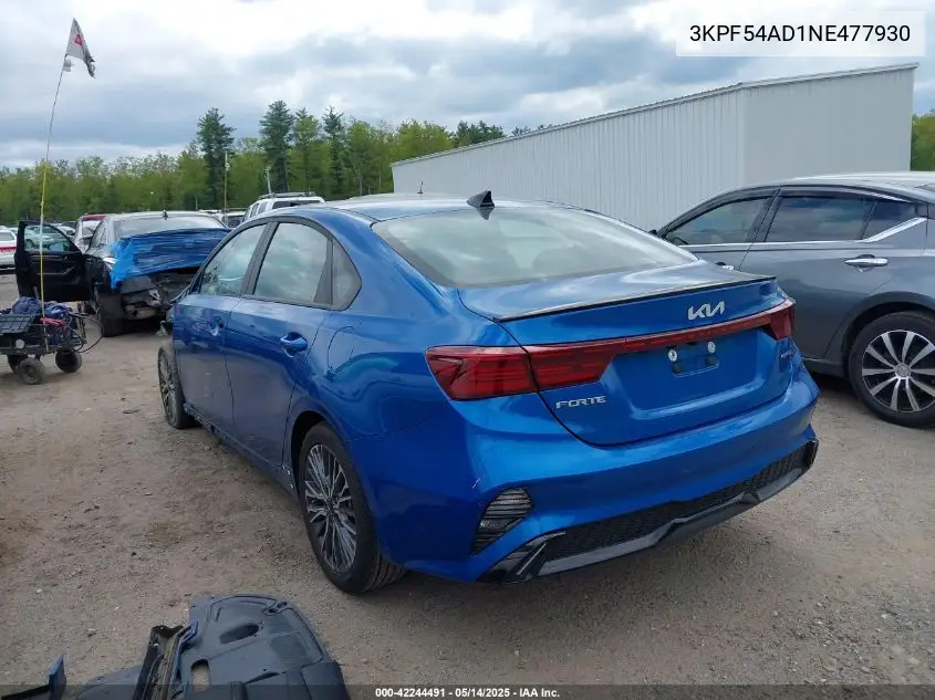 3kpf54ad1ne477930 3KPF54AD1NE477930 2022 Kia Forte Gt-Line