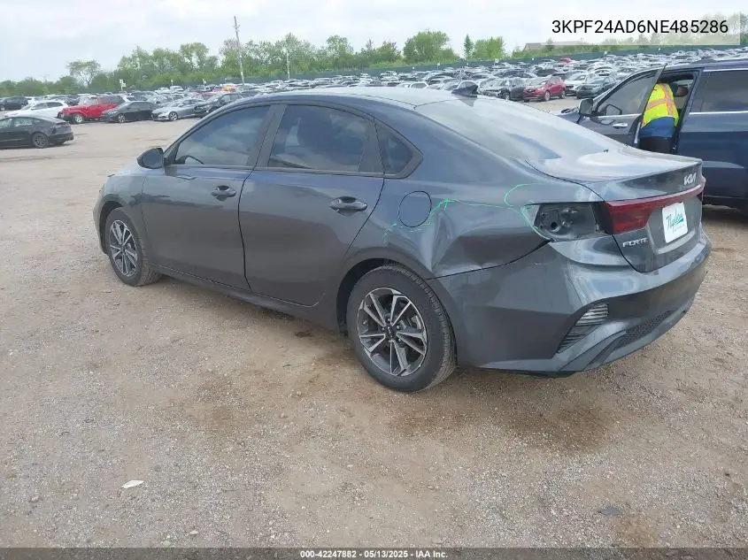 3kpf24ad6ne485286 3KPF24AD6NE485286 2022 Kia Forte Lxs