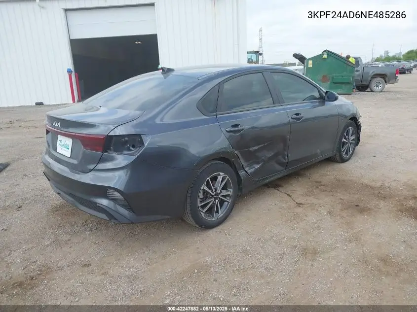 3kpf24ad6ne485286 3KPF24AD6NE485286 2022 Kia Forte Lxs