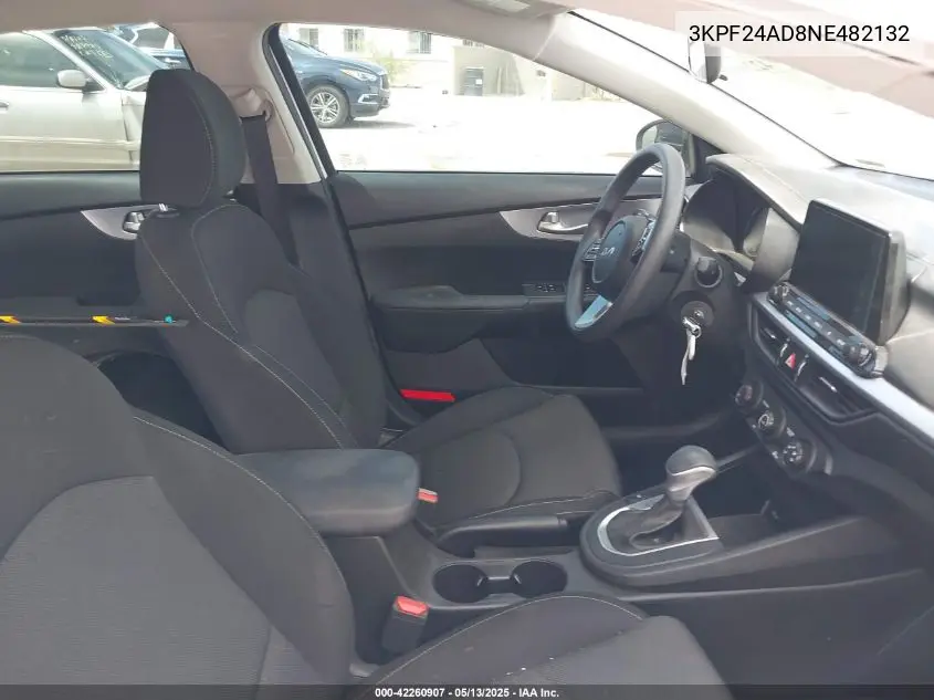 2022 Kia Forte Lxs VIN: 3KPF24AD8NE482132 Lot: 42260907
