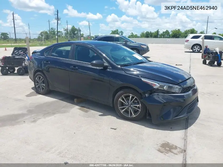 2022 Kia Forte Lxs VIN: 3KPF24AD5NE462940 Lot: 42577709