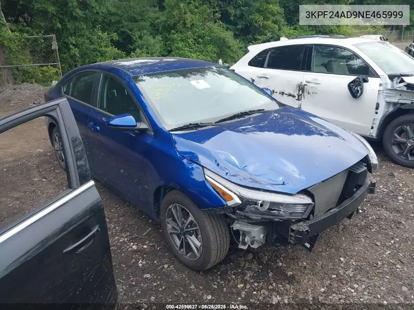 2022 Kia Forte Lxs VIN: 3KPF24AD9NE465999 Lot: 42596627