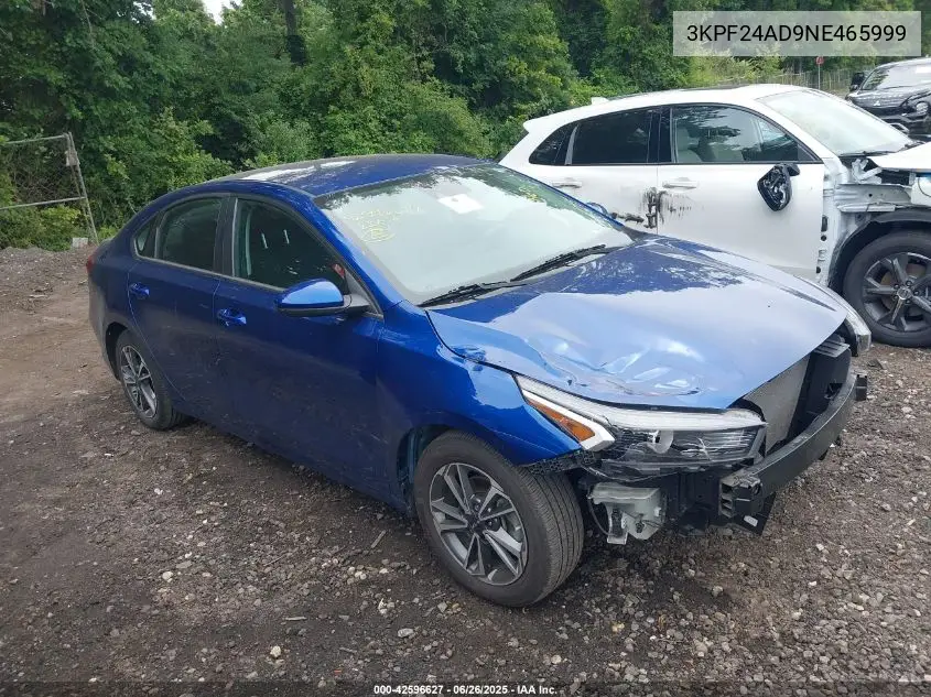 2022 Kia Forte Lxs VIN: 3KPF24AD9NE465999 Lot: 42596627