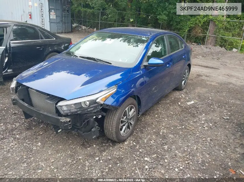 2022 Kia Forte Lxs VIN: 3KPF24AD9NE465999 Lot: 42596627