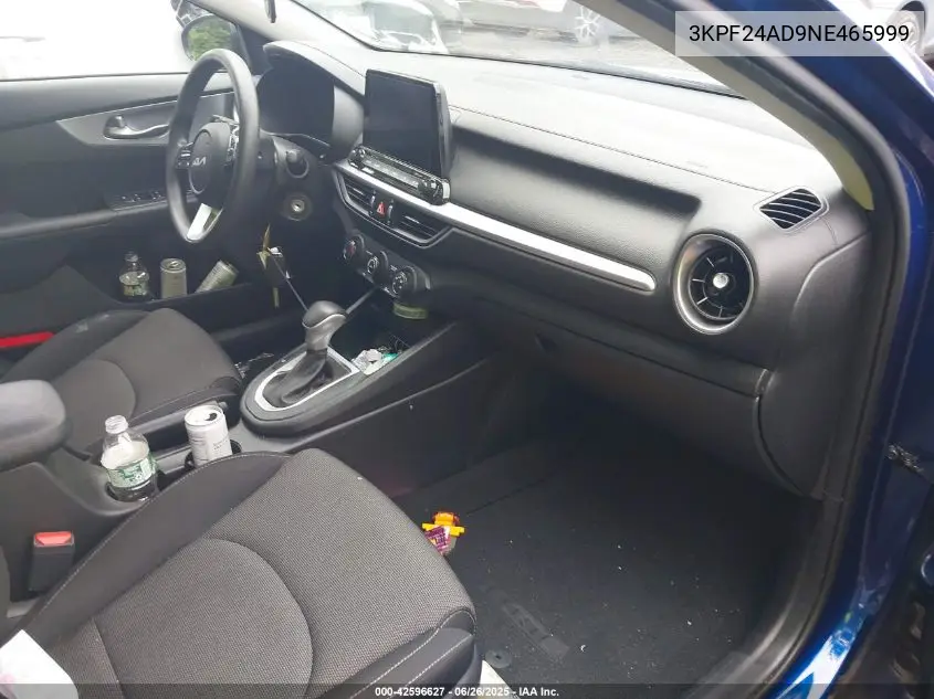 2022 Kia Forte Lxs VIN: 3KPF24AD9NE465999 Lot: 42596627
