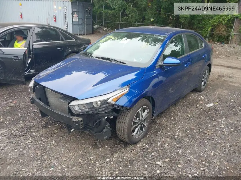 2022 Kia Forte Lxs VIN: 3KPF24AD9NE465999 Lot: 42596627