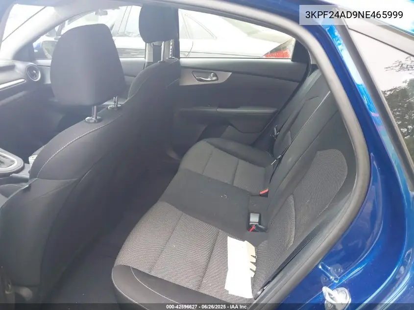 2022 Kia Forte Lxs VIN: 3KPF24AD9NE465999 Lot: 42596627