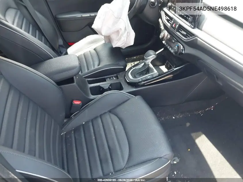 2022 Kia Forte Gt-Line VIN: 3KPF54AD5NE498618 Lot: 42606199