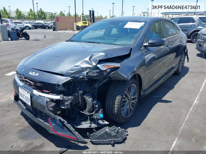 2022 Kia Forte Gt-Line VIN: 3KPF54AD6NE473601 Lot: 42613871