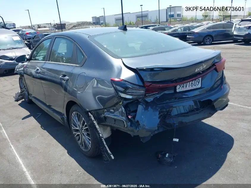 2022 Kia Forte Gt-Line VIN: 3KPF54AD6NE473601 Lot: 42613871