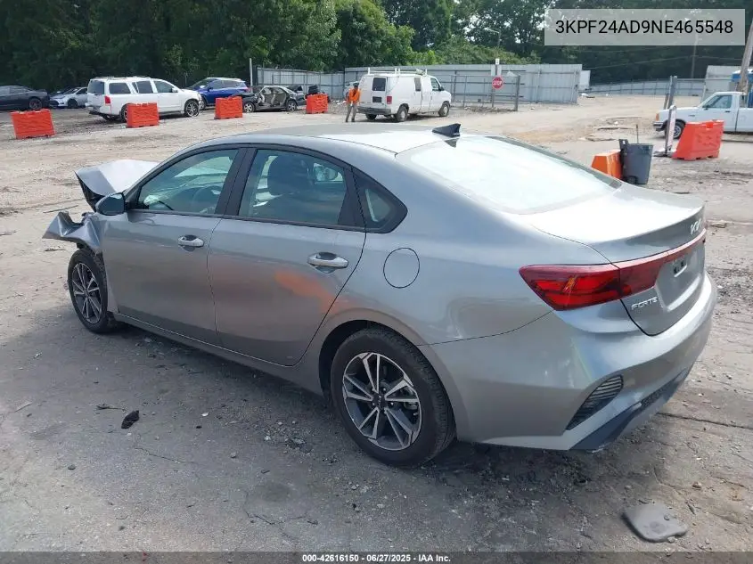 2022 Kia Forte Lxs VIN: 3KPF24AD9NE465548 Lot: 42616150