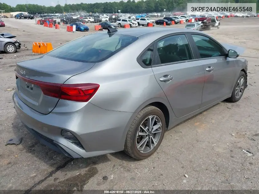 2022 Kia Forte Lxs VIN: 3KPF24AD9NE465548 Lot: 42616150