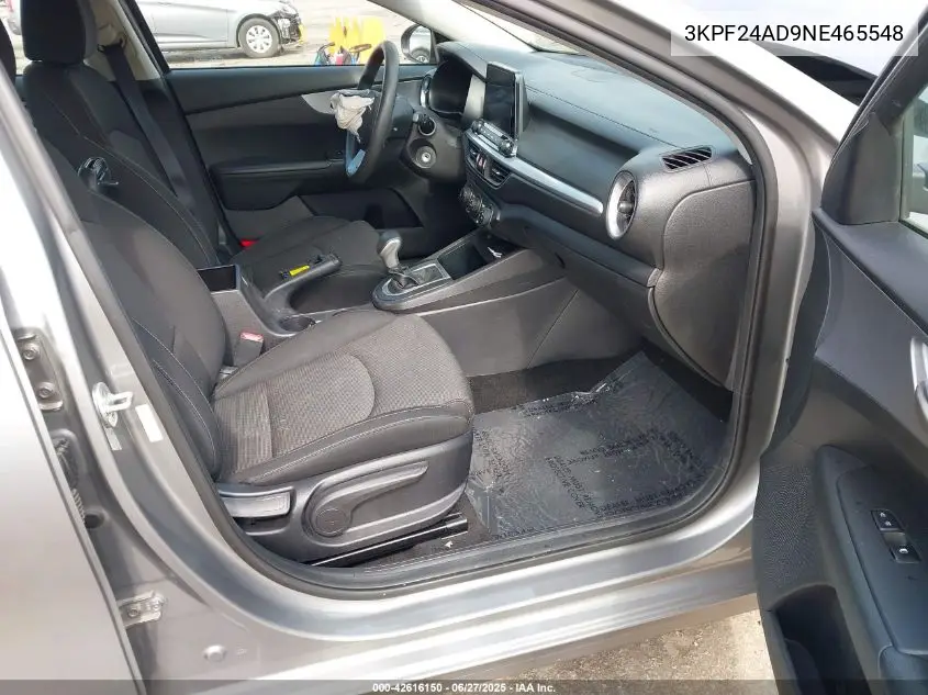2022 Kia Forte Lxs VIN: 3KPF24AD9NE465548 Lot: 42616150